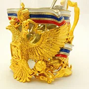 Бронзовый подстаканник «Герб РФ» №3 — фотография 2
