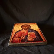 Икона "Христос Вседержитель" + подставка — фотография 6