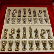 Шахматы с металлическими фигурами — фотография 10