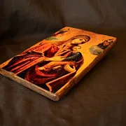 Икона Божией матери "Страстная с подставкой" — фотография 6