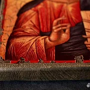 Икона "Христос Вседержитель" + подставка — фотография 8