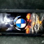 Нарды под стеклом «BMW» — фотография 2