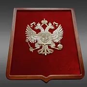 Панно «Герб России» с геральдической рамкой, большое — фотография 2