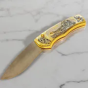 Дамасский складной нож «Тигр» — фотография 1