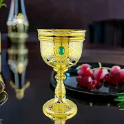 Кубок для вина "Малахит" №3. Златоуст — фотография 1