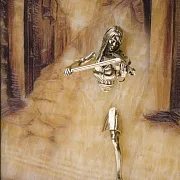 Бронзовая картина «Скрипачка. Сумерки» — фотография 5