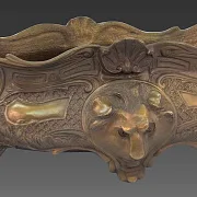 Бронзовая ваза с патиной — фотография 2