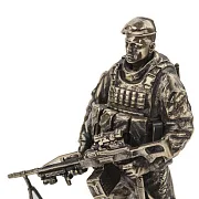 Статуэтка «Десантник» из бронзы — фотография 4