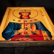 Икона Св. Екатерины авторская — фотография 4