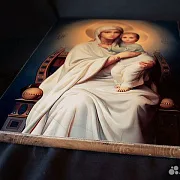 Деревянная икона Божией матери "Кипрская" — фотография 5