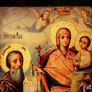 Икона Богоматери "Домостроительница" +подставка — фотография 7