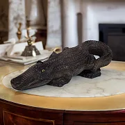 Каменная скульптура «Крокодил», 460×160×70 мм — фотография 1